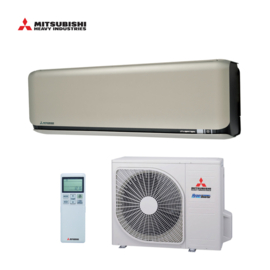 Mitsubishi airco SRK50ZSX-WFT + SRC50ZSX-W 5,0kW Titanium/Black