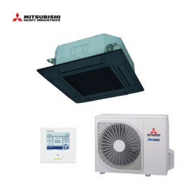 Mitsubishi Cassette airco FDT50VH + SRC50ZSX-W 5,0kW Black