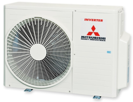 Mitsubishi Duosplit airco SCM50ZS-W Wandunit 2x SRK25ZS-W