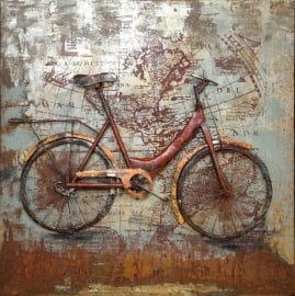 3D Schilderij "Vintage fiets"