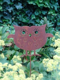 Tuinprikker uil van ijzer