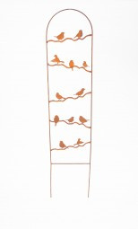 Rankenhulp met 12 vogeltjes zittend op tak
