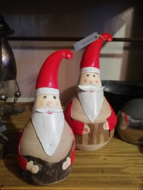 Kerstman van hout en ijzer (klein)