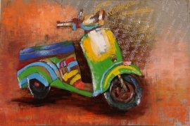 3D Schilderij "scooter"