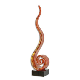 Murano Style abstract figuur van glas