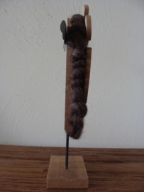 Muis met bruine wol
