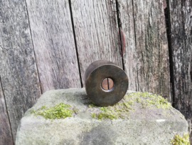 Bronzen mini urn "bloementjes"