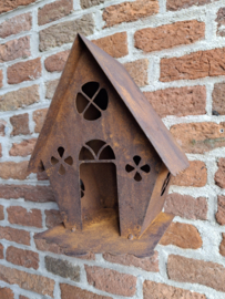 Vogelvoederhuisje om op te hangen/ neer te zetten