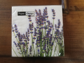 Servetten met lavendel