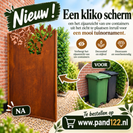 Kliko scherm vogeltjes in heg