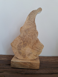 Kerstman van hout -M-