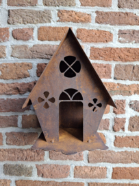 Vogelvoederhuisje om op te hangen/ neer te zetten