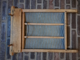 Oud houten wasbord