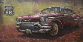 3D Schilderij "Auto route 66"