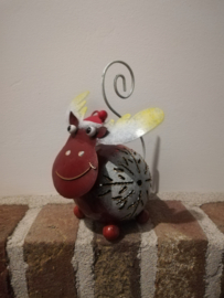 Eland met kerstmuts van Medusa