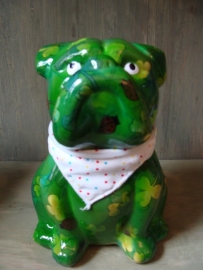 Pomme-pidou bulldog groen met lieveheersbeestjes