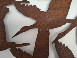 Wanddecoratie kraanvogels