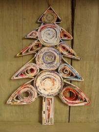 Kerstboom gerecycled papier