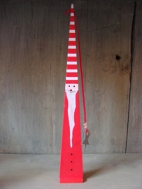 Kerstman van hout