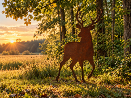 Tuinsteker hert breed van voren -M-