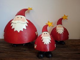 Kerstman van ijzer met ster op hoed -S-
