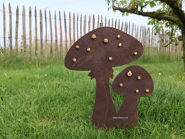 Paddenstoel tuinsteker -D1-