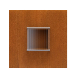 Vuurtafel met Rvs-rooster 120x120x40cm. | 3mm.
