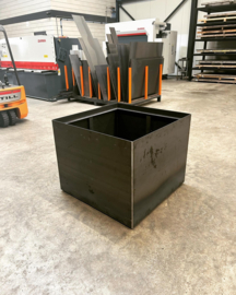 Plantenbak 50x50x80cm. | 3mm. Zonder rand en bodem.