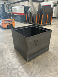 Plantenbak 50x50x80cm. | 3mm. Zonder rand en bodem.