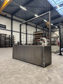 Terrasafscheiding 200x40x150cm.