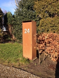 Brievenbus Cortenstaal