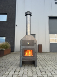 Tuinhaard De Luxe - Met pizzaoven