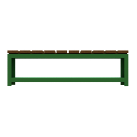 Zitbank 150x40x45cm.