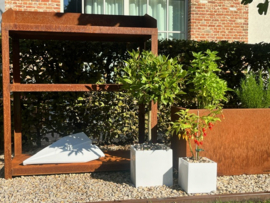 Oppottafel Cortenstaal | Small