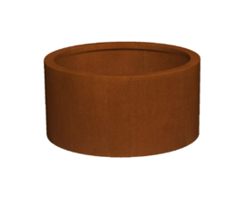 Plantenbak rond 80x40cm. | 2mm. Zonder bodem.