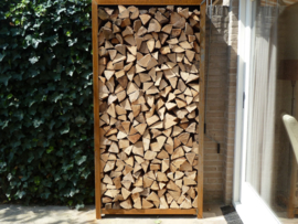 Houtopslag Cortenstaal 150x40x150cm. | 3mm.