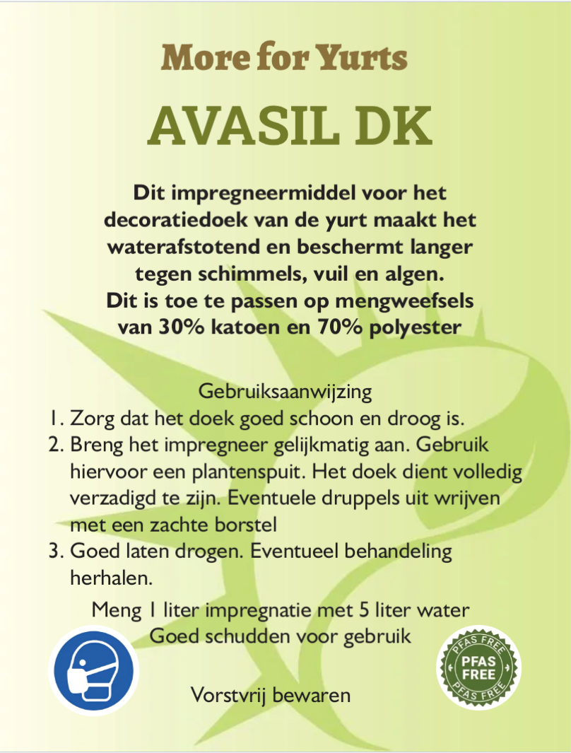 AVASIL DK ( Decoratiedoek) impregnatie 1 liter