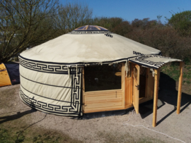 6-muurs Yurt type light met staldeur