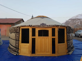 5-muurs Yurt twilight