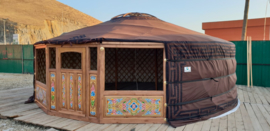 6-muurs Yurt type light met versiering