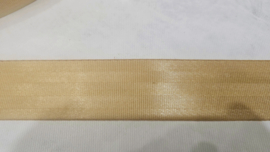 Beige/goud kleurige spanband autogordel kwaliteit
