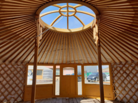 7-muurs Yurt met 2 grote raampanelen