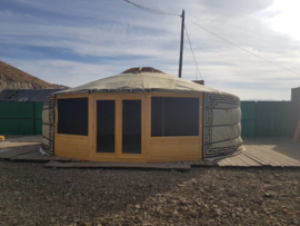 7-muurs Yurt / Ger Type : Light met serredeuren