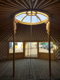 7-muurs Yurt / Ger Type : Light met serredeuren