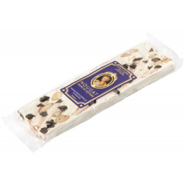 Nougat met bosbessen  reep á 100 gram