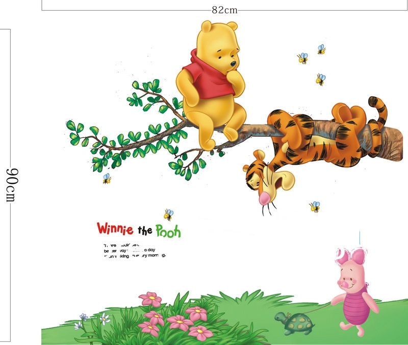 cent long Medicinaal Winnie the pooh muursticker | Muursticker Dieren en beesten | Stickerkamer