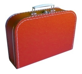 Kinder koffertje 30cm rood