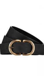 Belt black gold
