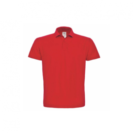 SHORT SLEEVED PIQUÉ POLO SHIRT / MEN RED