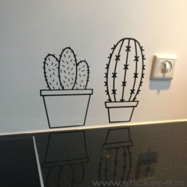 Cactus muursticker BD057